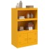 Aparador de acero amarillo mostaza 67x39x107