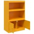 Aparador de acero amarillo mostaza 67x39x107