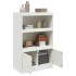 Aparador de acero blanco 67x39x107