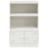 Aparador de acero blanco 67x39x107