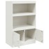 Aparador de acero blanco 67x39x107