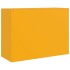 Aparador de acero amarillo mostaza 99x39x73