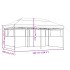 Tienda de fiesta plegable Pop-Up con 3 paredes laterales