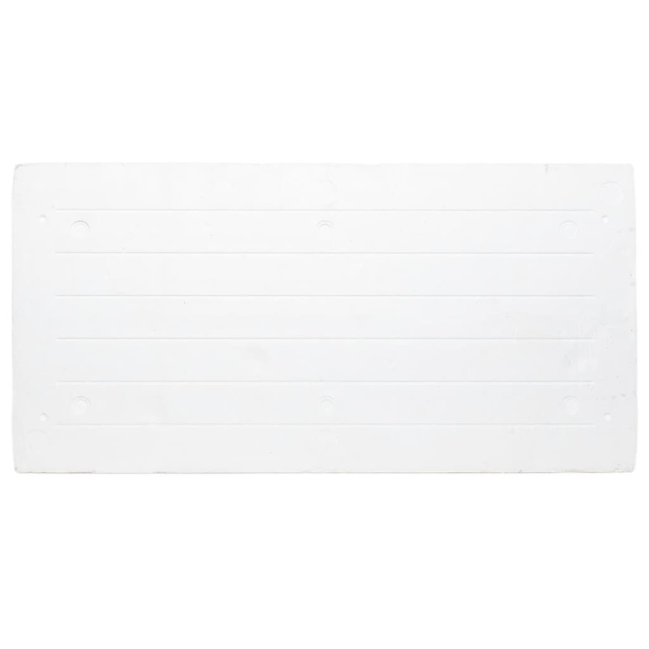 Paneles de pared 3D 10 unidades EPS gris claro 100x50