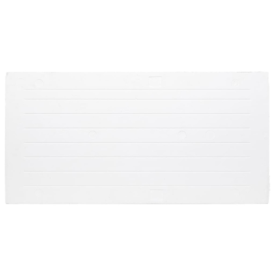 Paneles de pared 3D 10 unidades EPS marrón oscuro 100x50