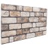 Paneles de pared 3D 10 unidades EPS marrón claro 100x50
