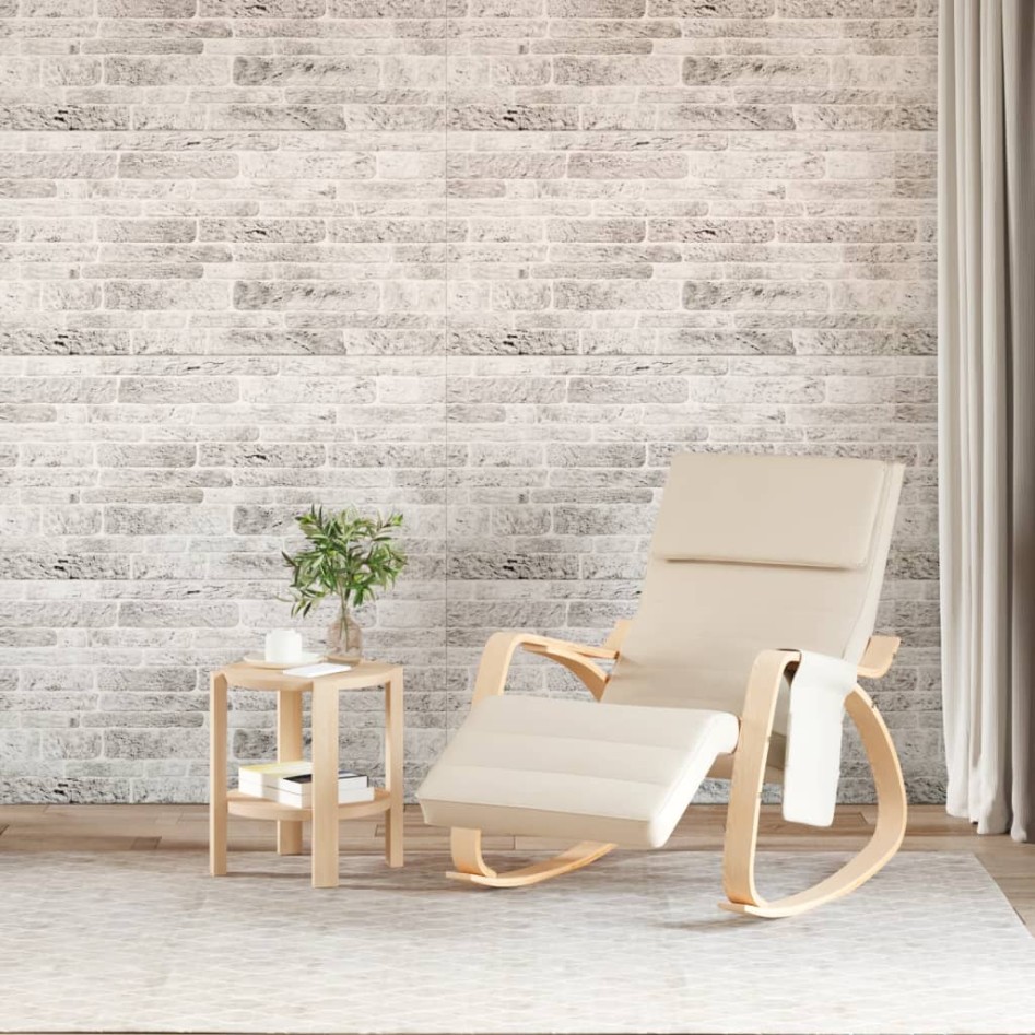 Paneles de pared 3D 10 unidades EPS gris claro 100x50