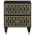 Mesitas de noche 2 uds madera maciza de mango 40x33x46