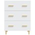 Aparador de madera contrachapada blanco 70x34x90