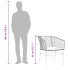 Sillones de jardín con cojines 2 uds ratán sintético
