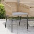 Sillones de jardín con cojines 2 uds ratán sintético