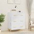 Aparador de madera contrachapada blanco 70x34x90