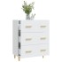 Aparador de madera contrachapada blanco 70x34x90
