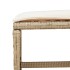 Set comedor de jardín 9 pzas con cojines ratán sintético