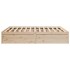 Estructura de cama sin colchón madera maciza de pino 180x200