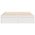 Estructura de cama sin colchón madera maciza de pino 160x200
