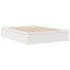Estructura de cama sin colchón madera maciza de pino 160x200