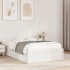 Estructura de cama sin colchón madera de pino blanco 135x190