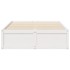 Estructura de cama sin colchón madera de pino blanco 135x190