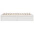 Estructura de cama sin colchón madera de pino blanco 135x190