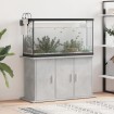 Soporte de acuario madera ingeniería gris hormigón 101x41x58 cm