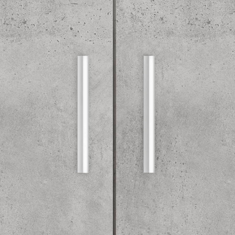 Soporte de acuario madera ingeniería gris hormigón 101x41x58