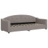 Sofá cama con colchón tela gris taupe 80x200