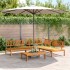 Set de sofás de palets de jardín 4 pzas madera maciza de
