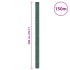 Membrana de malezas PP verde 2x150