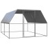 Jaula gallinero de acero galvanizado 3x4x2