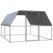 Jaula gallinero de acero galvanizado 3x4x2 m