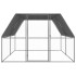 Jaula gallinero de acero galvanizado 3x4x2