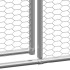 Jaula gallinero de acero galvanizado 3x4x2