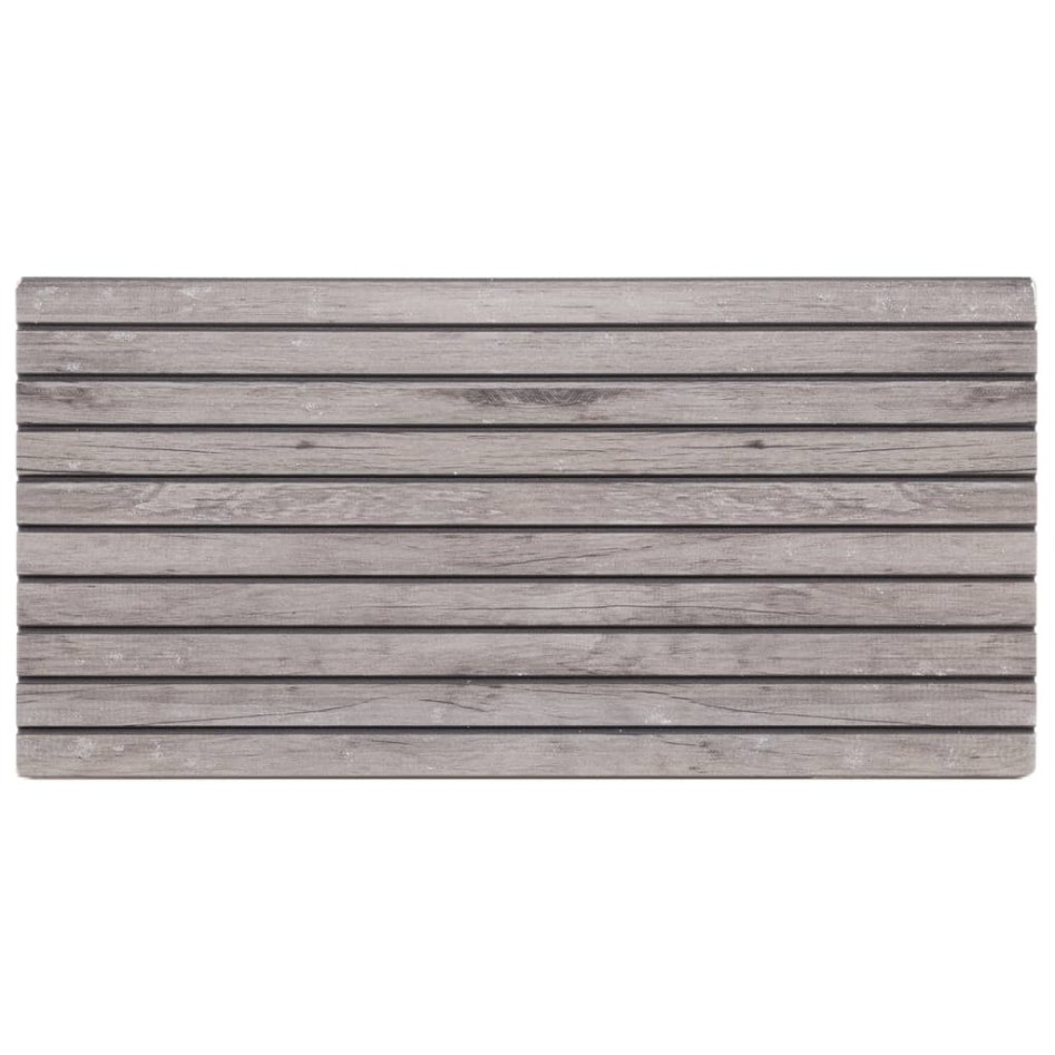 Paneles de pared 3D 5 unidades EPS gris 100x50