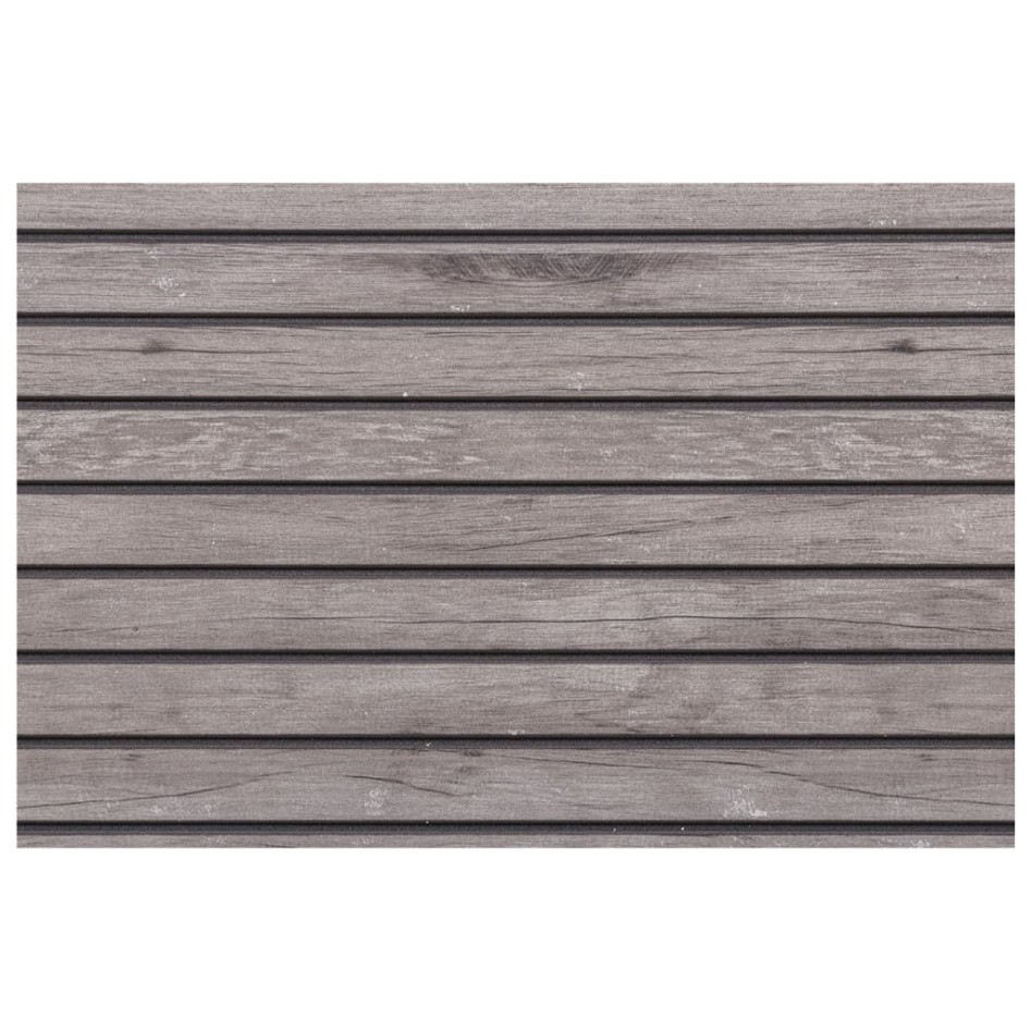 Paneles de pared 3D 5 unidades EPS gris 100x50
