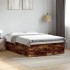 Estructura de cama madera de ingeniería roble ahumado