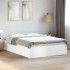 Estructura de cama madera de ingeniería blanca 135x190