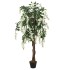 Árbol de wisteria artificial 1470 hojas verde y blanco 200