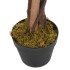 Árbol de wisteria artificial 1470 hojas verde y blanco 200