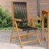 Sillas de jardín 2 uds madera maciza acacia polipropileno