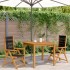 Sillas de jardín 2 uds madera maciza acacia polipropileno