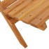Sillas de jardín 2 uds madera acacia y tela estampado de