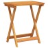 Set de comedor de jardín plegable 3 pzas madera maciza