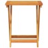 Set de comedor de jardín plegable 3 pzas madera maciza