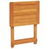 Set de comedor de jardín plegable 3 pzas madera maciza