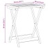 Set de comedor de jardín plegable 3 pzas madera maciza