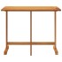 Set de comedor de jardín plegable 3 pzas madera maciza