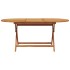 Set de comedor de jardín 7 pzas ratán PE madera acacia