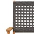 Set de comedor de jardín 7 pzas ratán PE madera acacia