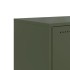 Mueble para TV de acero verde oliva 100,5x39x60,5